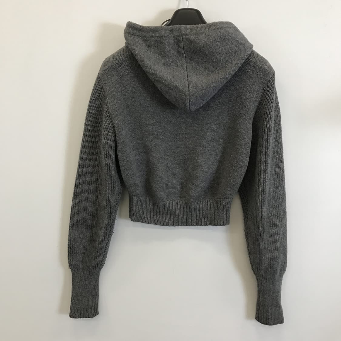 자라 크롭 니트후드집업 [S] 상품이미지3