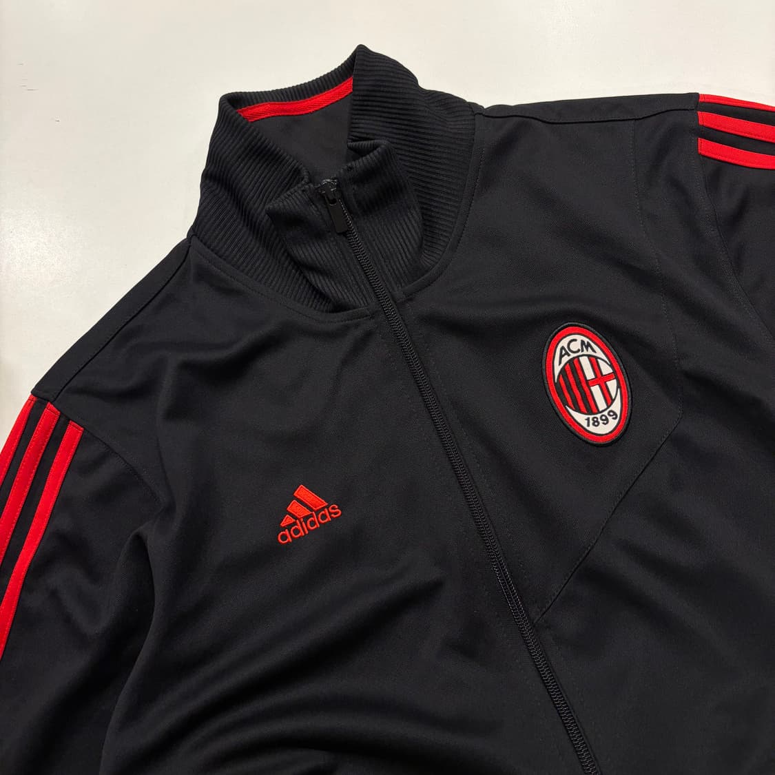[110] 08-09s 아디다스 AC밀란 트랙탑 블랙/레드 B750 상품이미지3