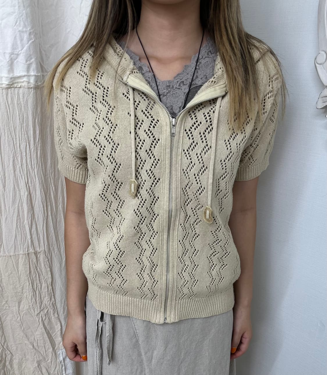 meohisto punching zip-up 상품이미지1