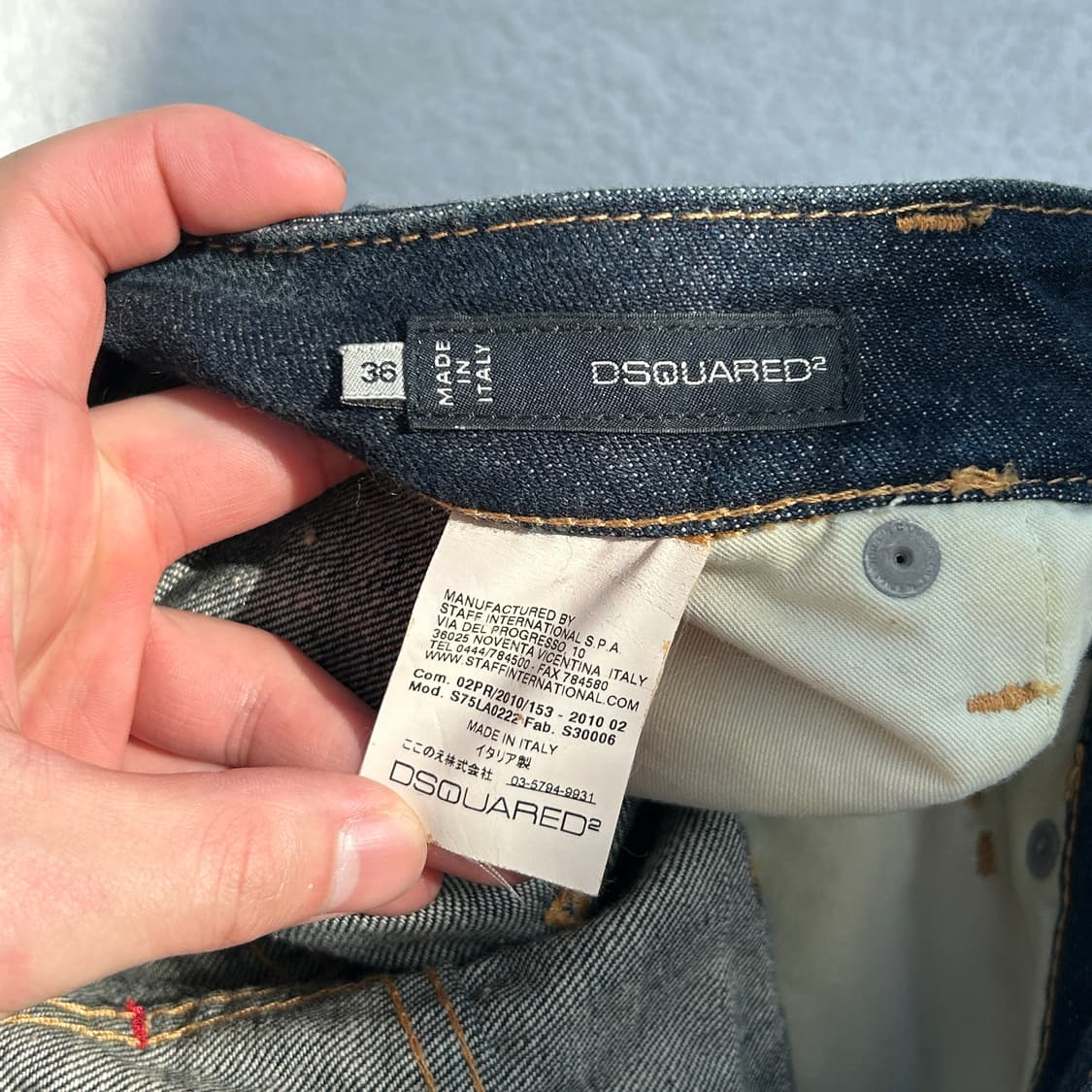 디스퀘어드2 로우라이즈 DENIM DUDS 데님 진 상품이미지7