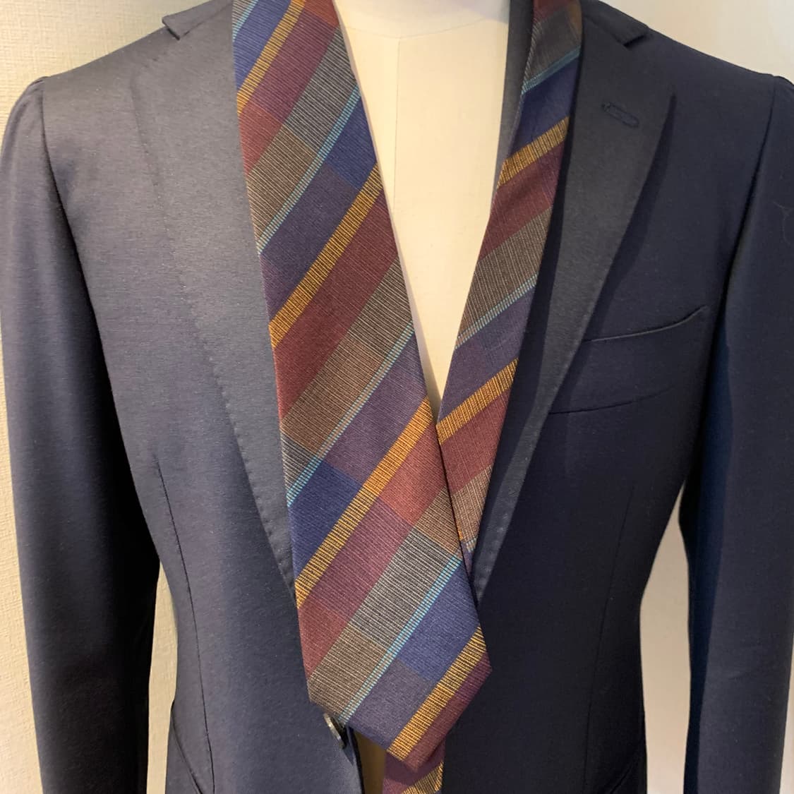 랑방(LANVIN) 레지멘탈 명품 정장넥타이 클래식룩 코디 A+등급 상품이미지2