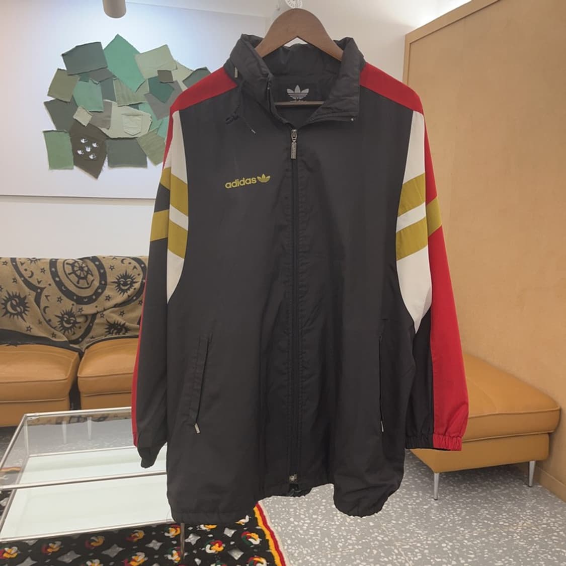 아디다스 올드스쿨 레트로 90's 빅 바람막이 자켓 100 C07823 상품이미지3