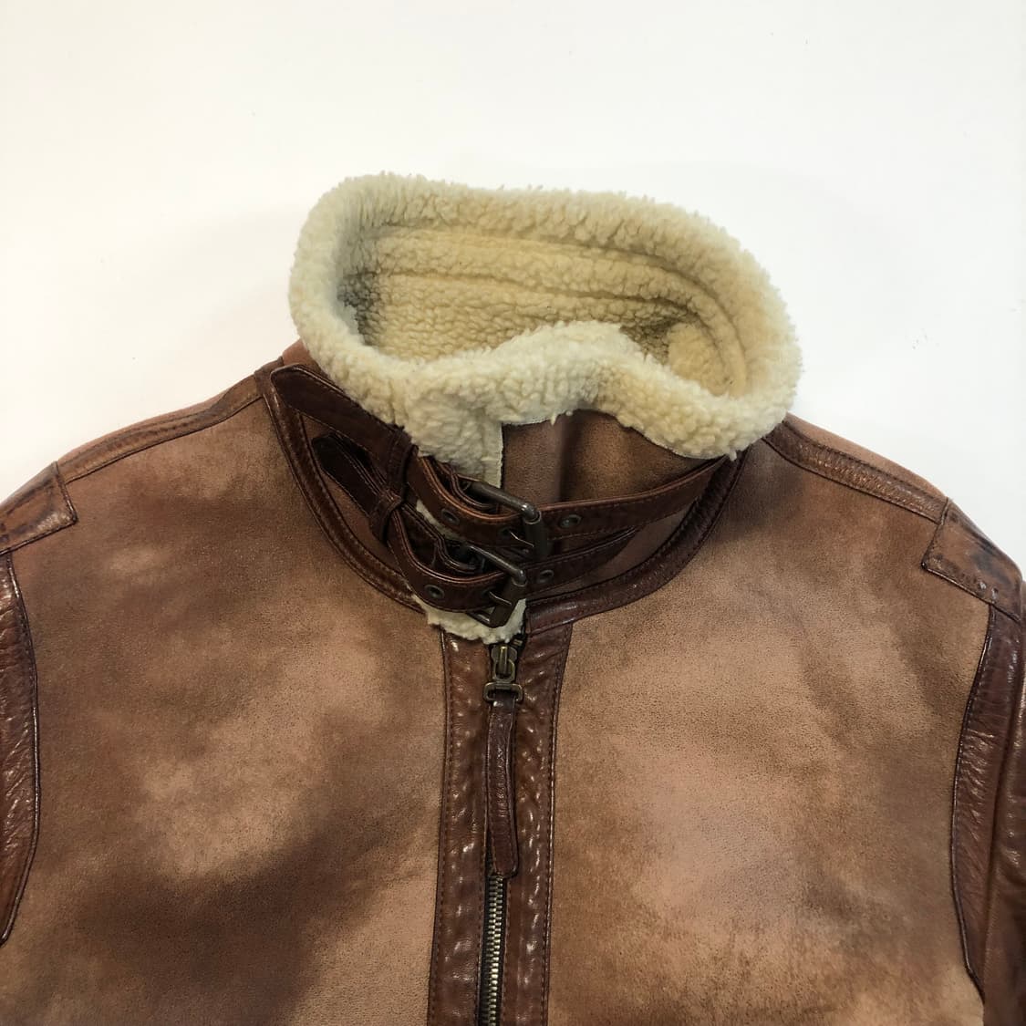 시리즈 B-3 레더 무스탕 자켓 상품이미지7