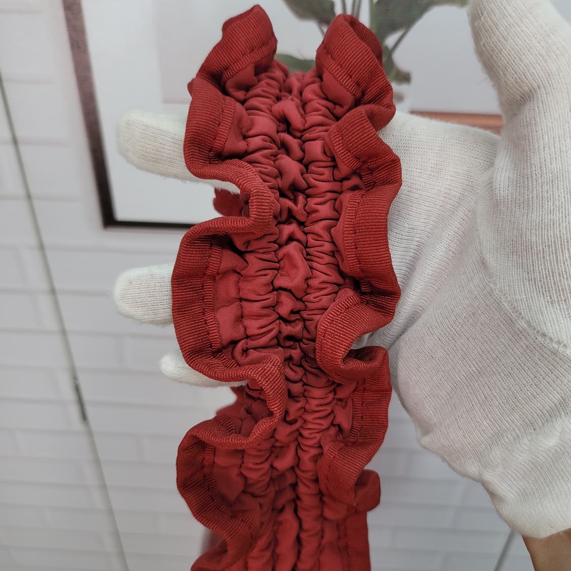 만다리나덕 유광 레드 셔링 호보백 숄더백 토트백 크로스백 상품이미지8