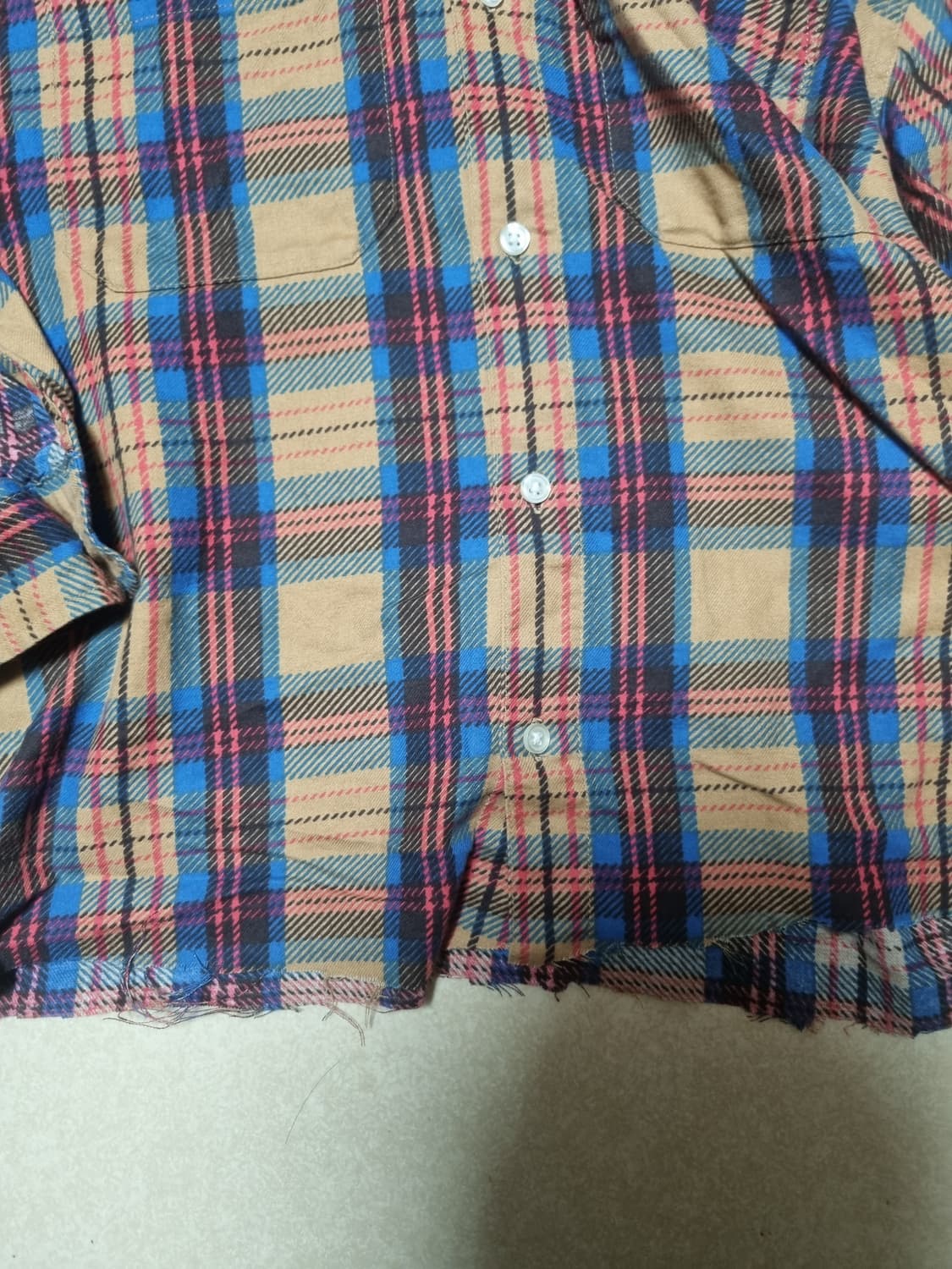 슈프림 후디드 플란넬 셔츠 탄 상품이미지2