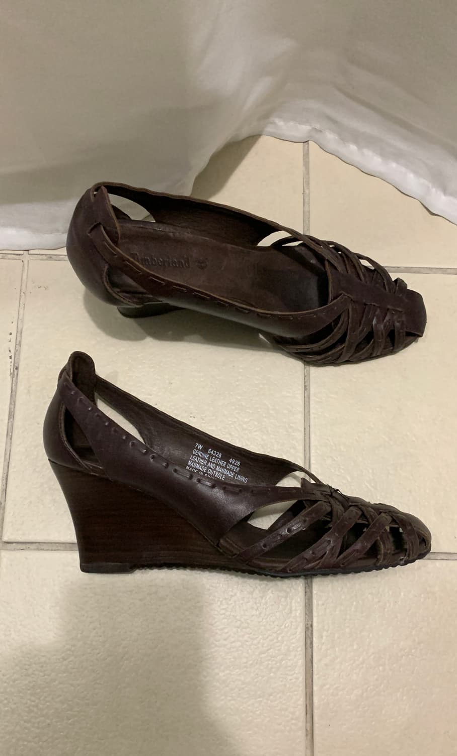 Timberland leather wedge heel 상품이미지4