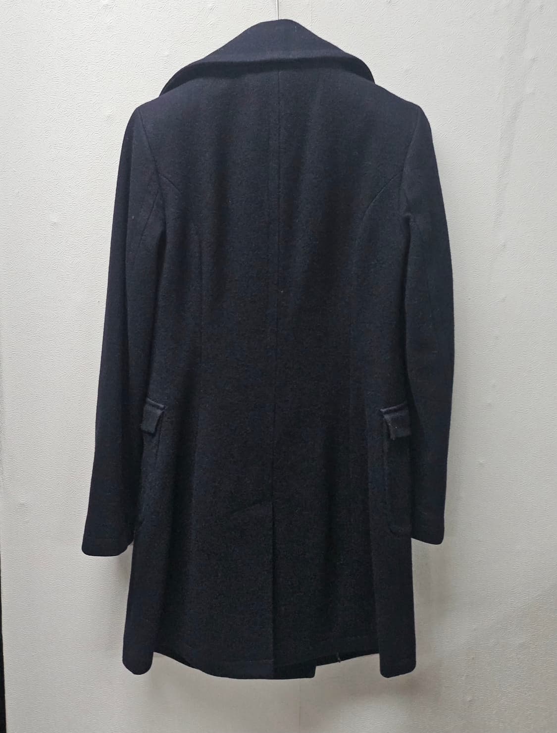 타미힐피거 블랙 모 더블롱코트  XS 상품이미지3