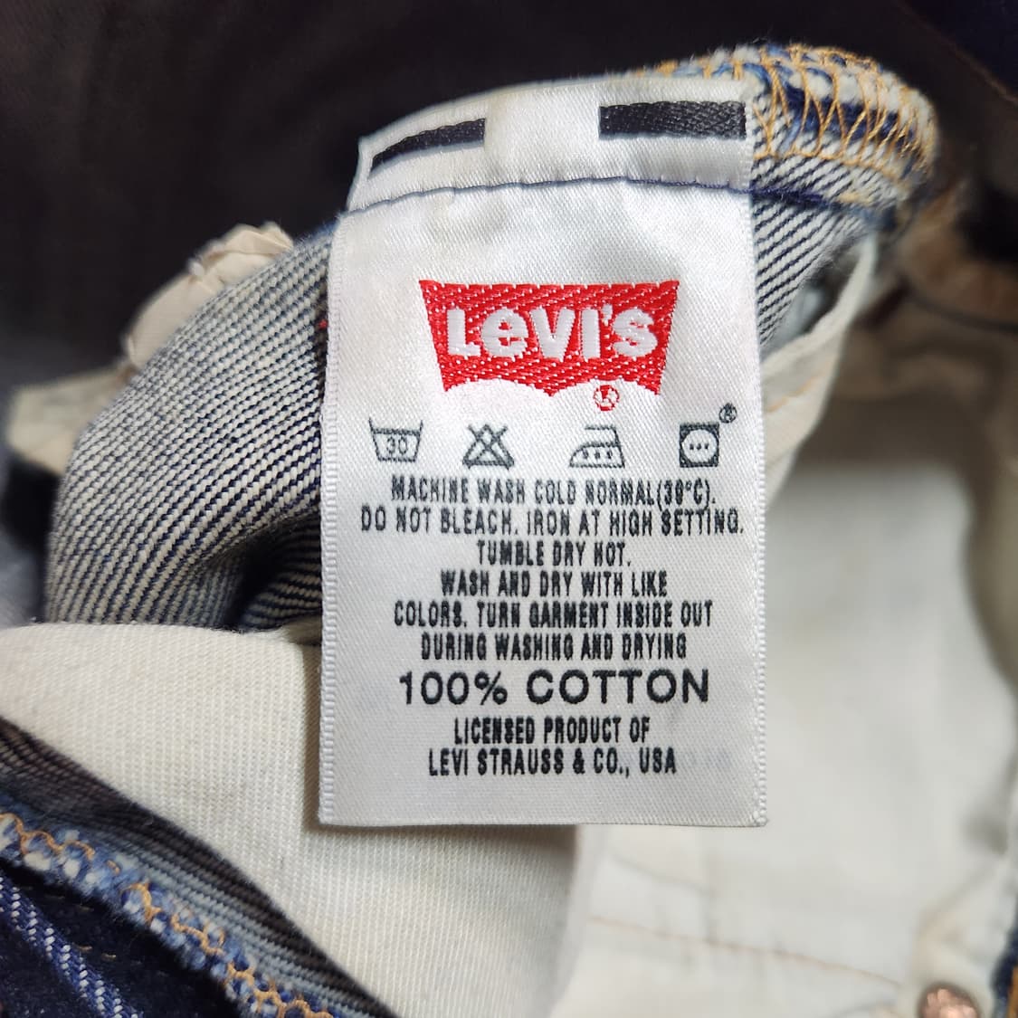 J139 [28] 리바이스 501 00's 데님 청바지 상품이미지6