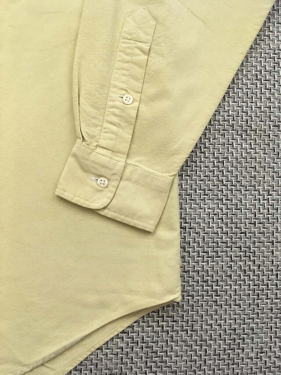 90s Butter-yellow oversized b.d bigshirt 상품이미지5