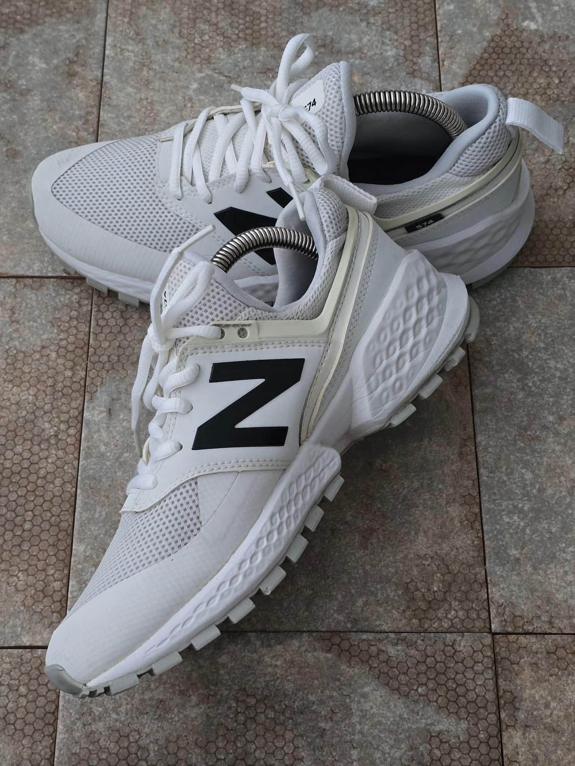 (230)뉴발란스 574 스포츠 화이트  상품이미지6