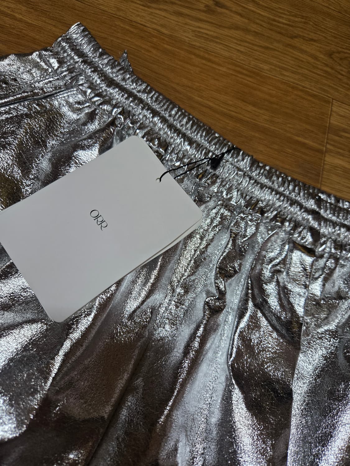 오르(ORR)새상품 실버 반바지 상품이미지4