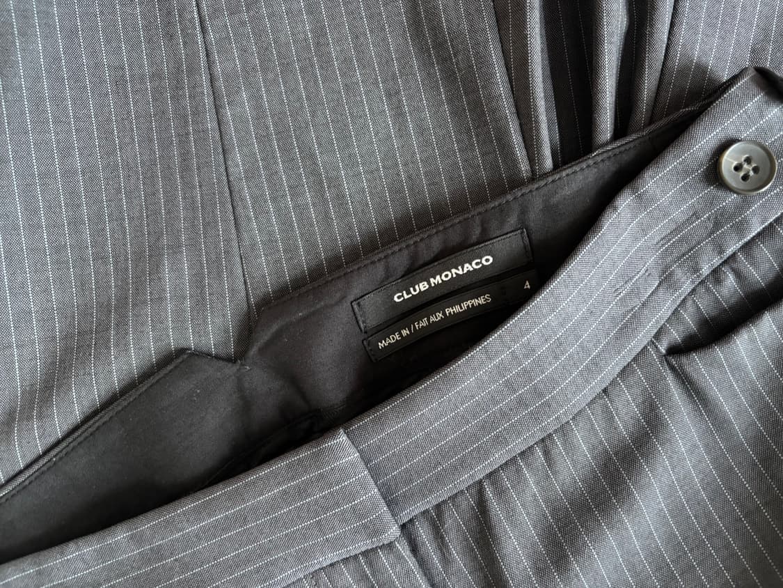 charcoal midi skirt, club monaco 상품이미지3