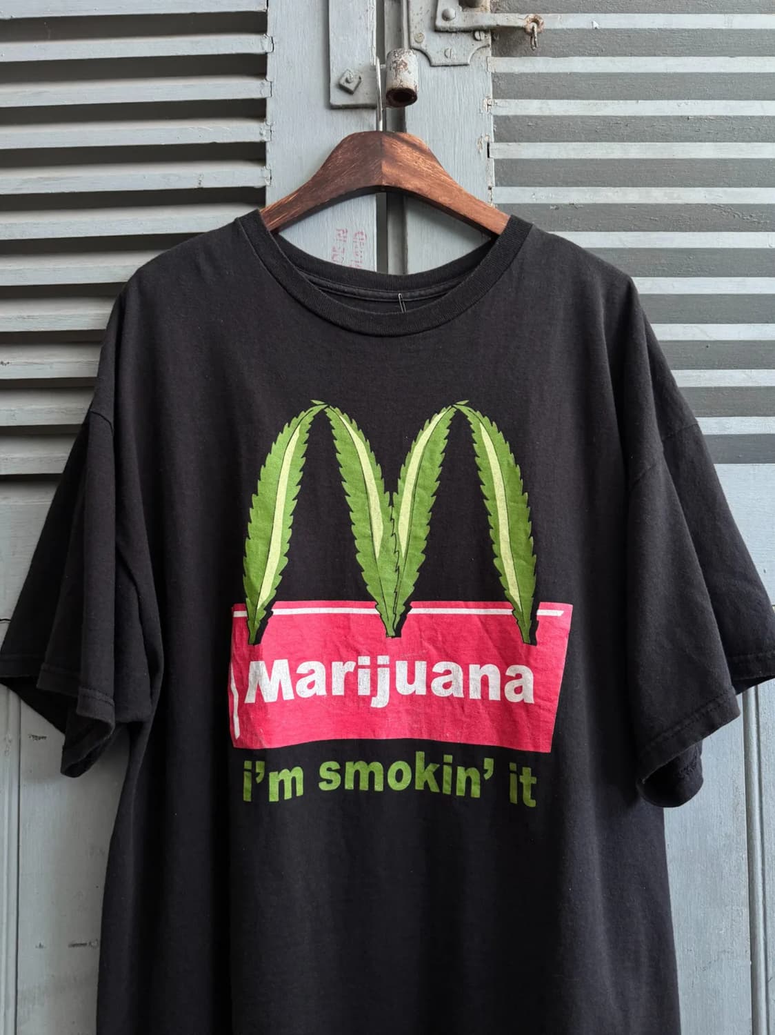[2XL]USA 빈티지 맥도날드 패러디 티셔츠 상품이미지1