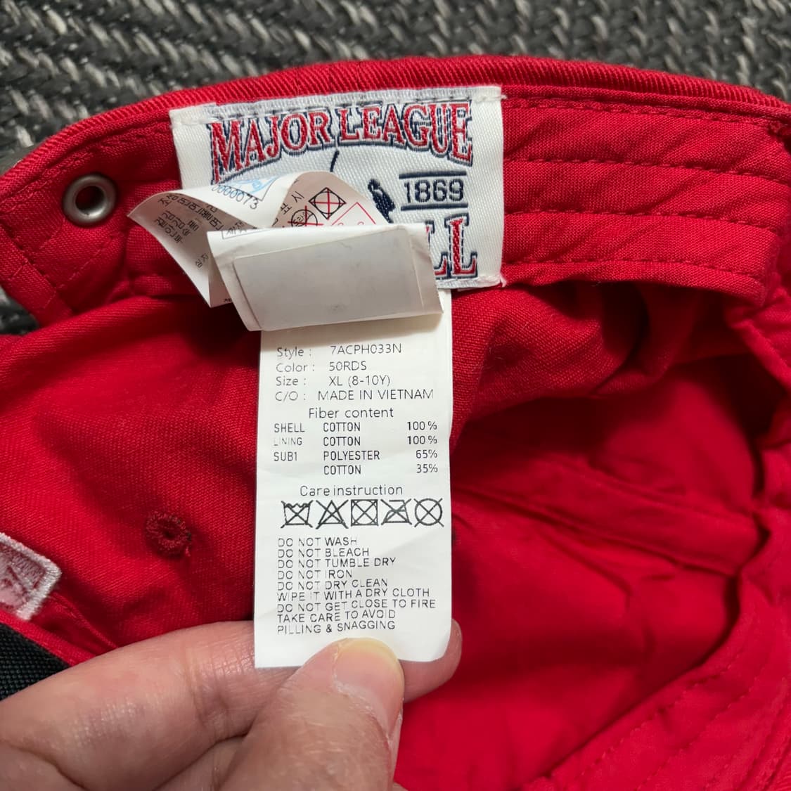 MLB 하트 NY 레드 볼캡(OS) 상품이미지6