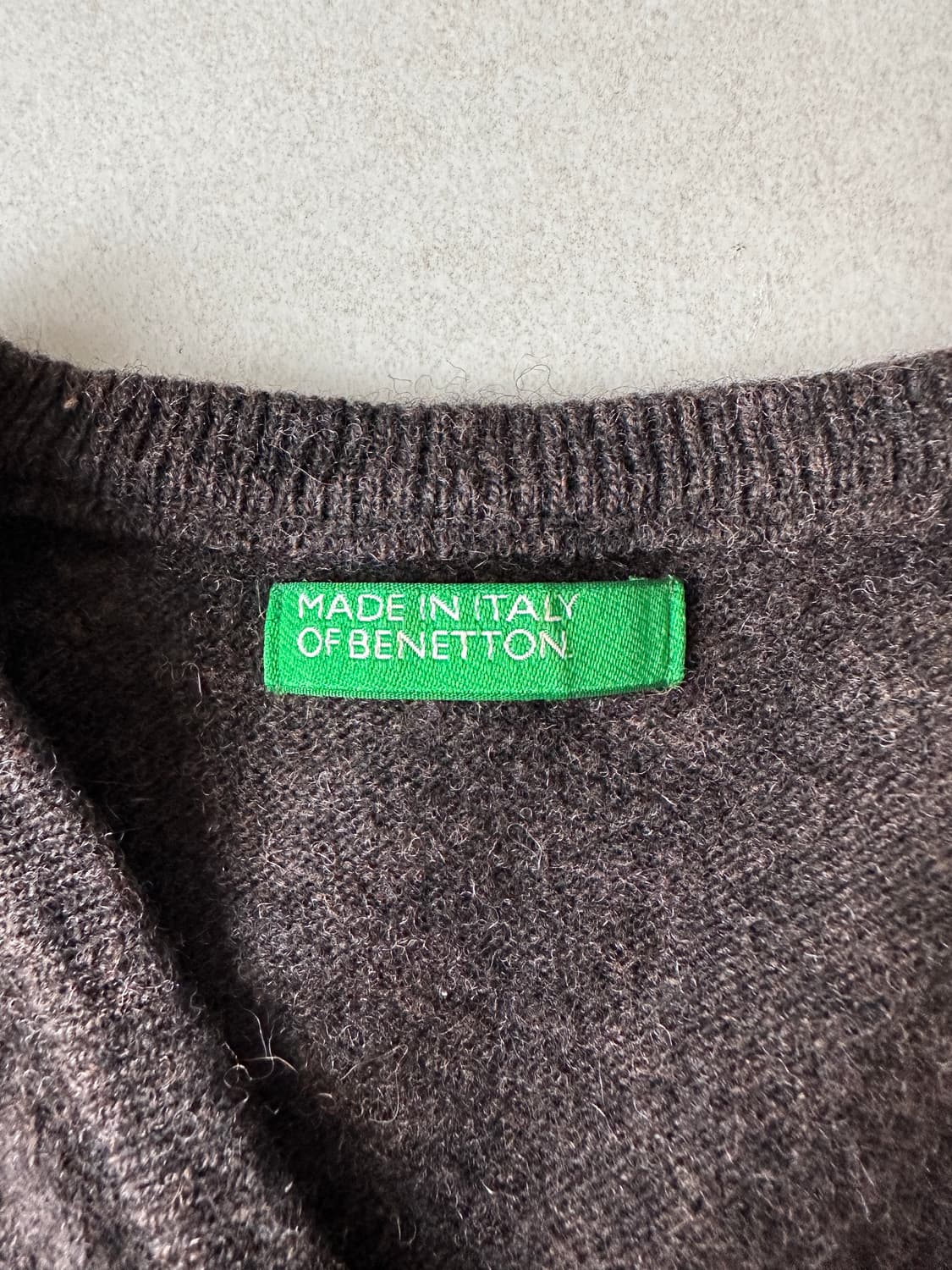 베네통 퓨어울 100 made in italy 상품이미지3