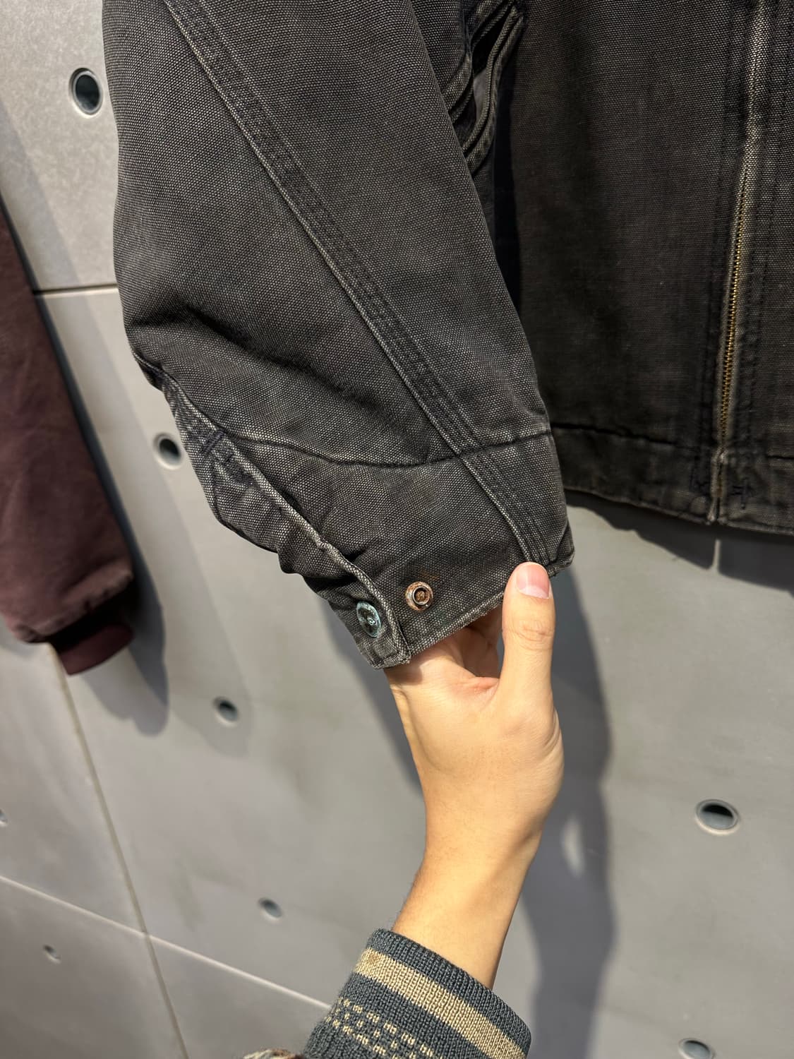 칼하트 j01 블랙 M 디트로이트자켓 무배 상품이미지7