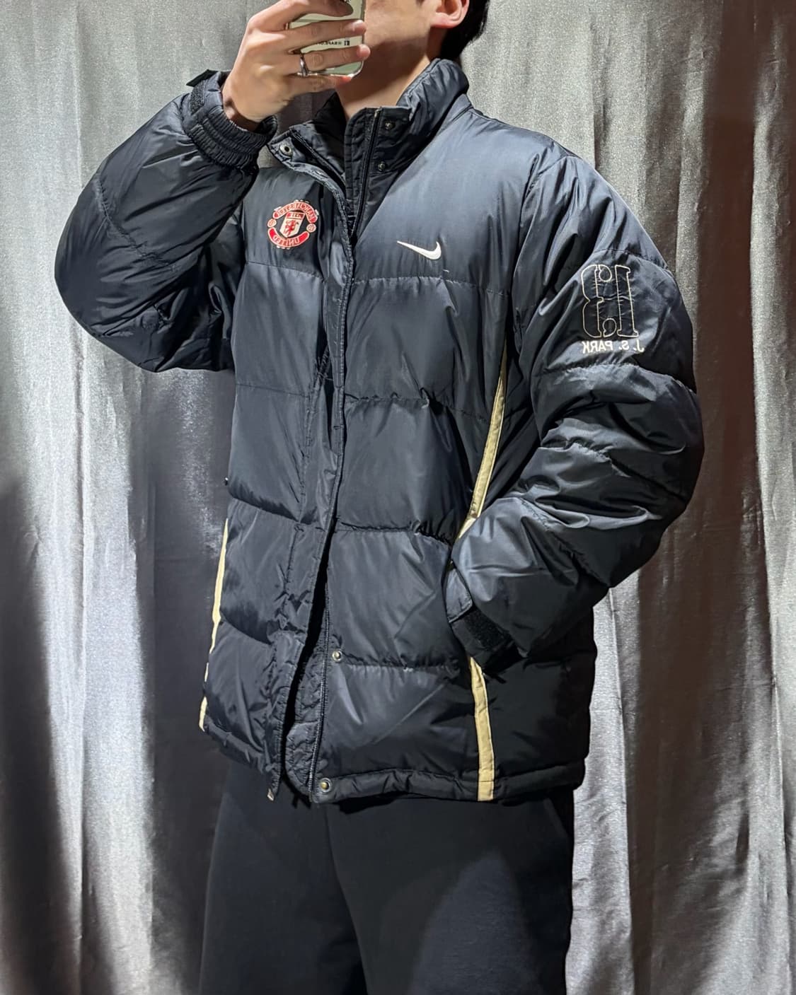M 나이키 13 박지성 맨유 스우시 골드라인 패딩 상품이미지1