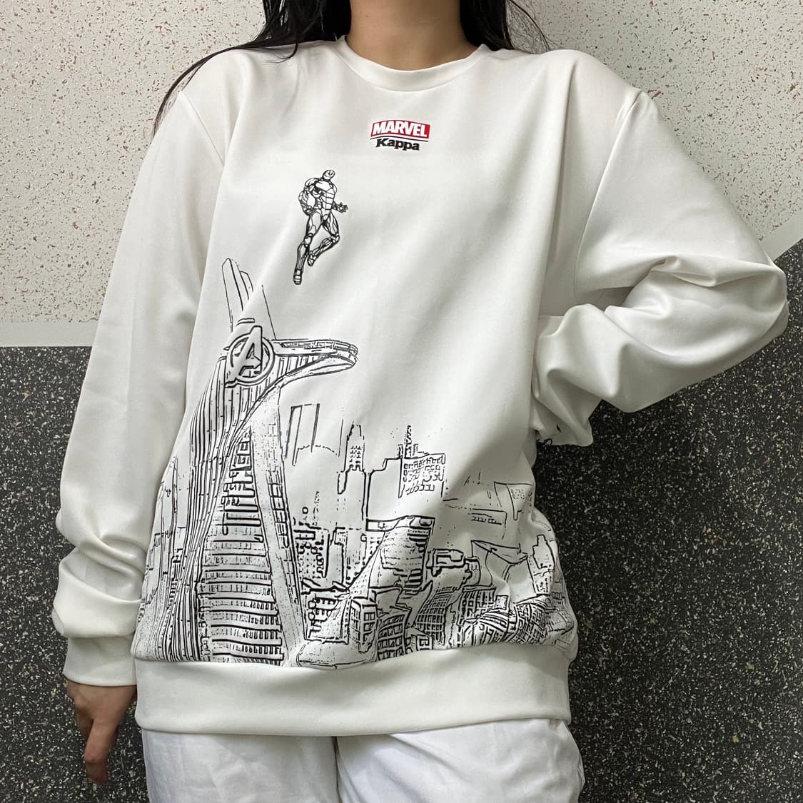 카파 & 마블 콜라보 맨투맨 상품이미지3
