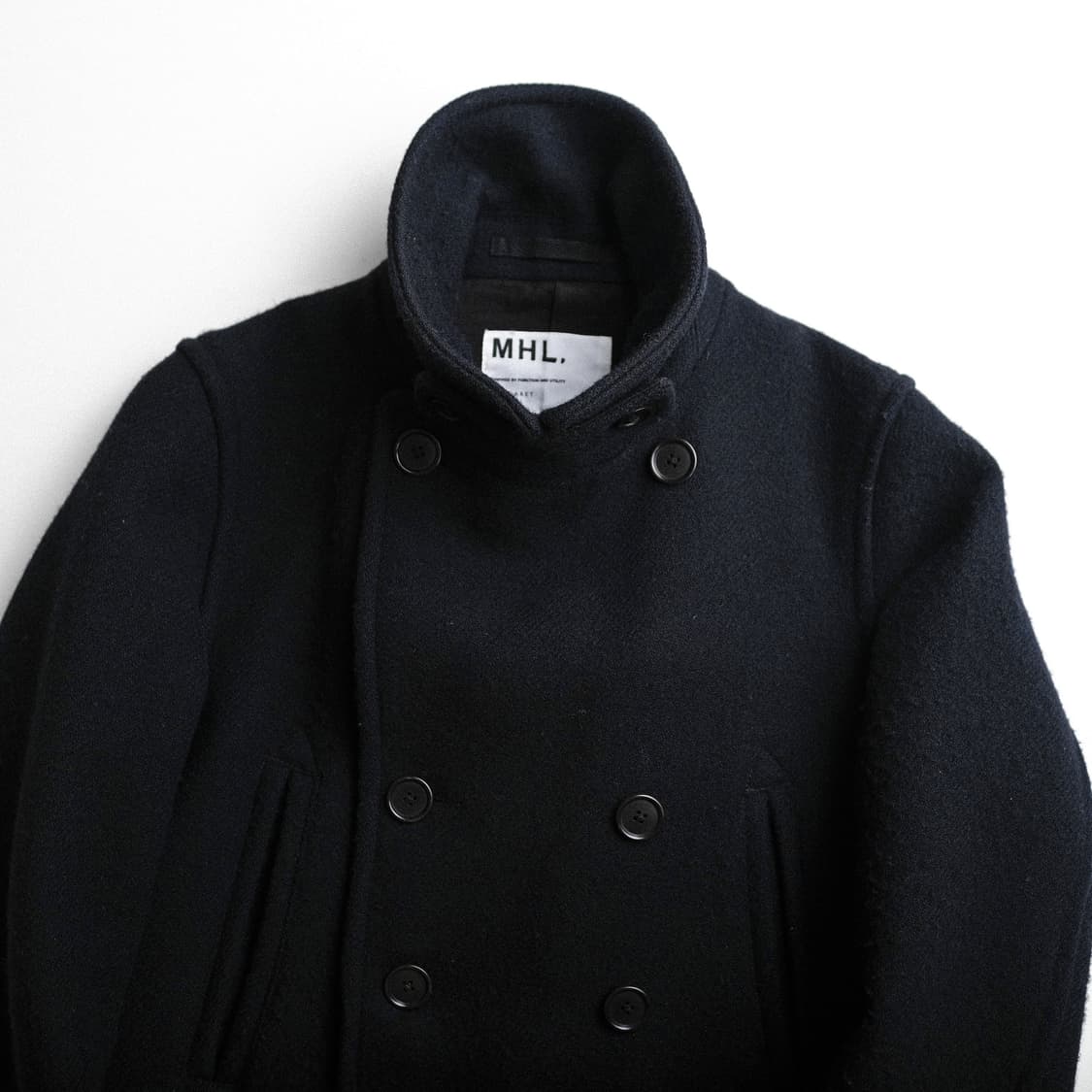 MHL 울 피 코트 - 네이비 S 사이즈  ( 추천 44-55 ) 상품이미지5