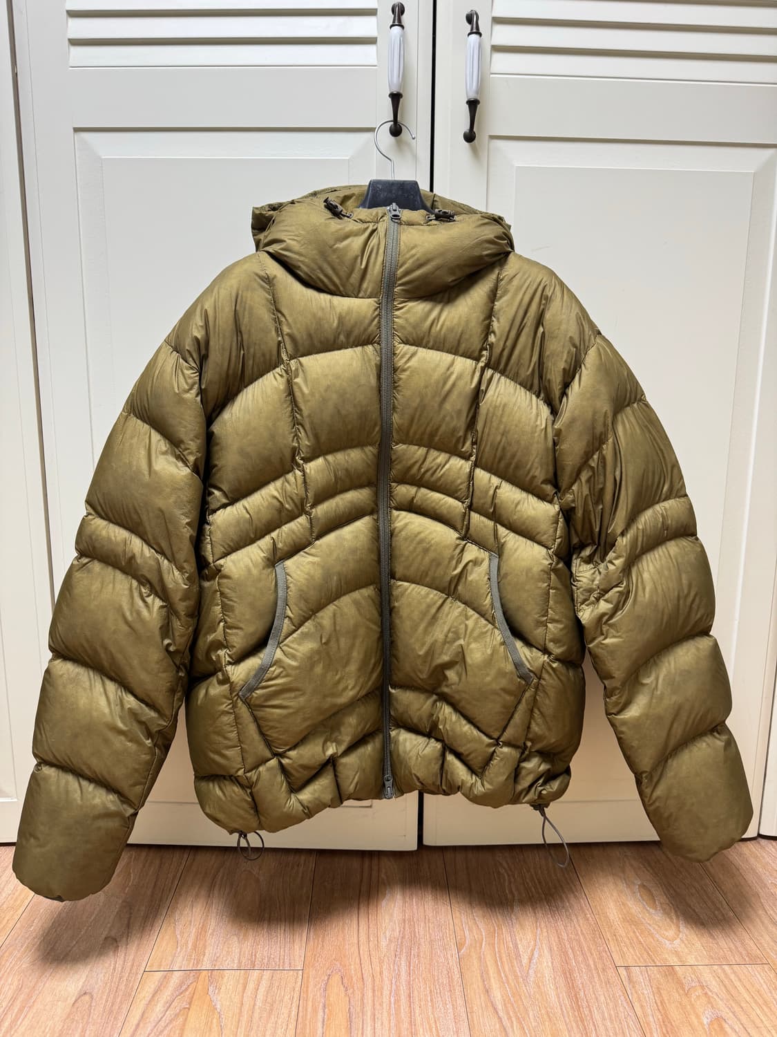 인템포무드 예티 푸퍼 덕다운 패딩 카키 L 상품이미지4