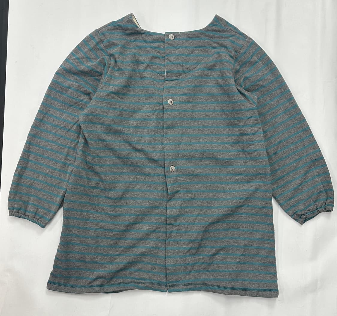 🫧하구미의 민트 스트라이프 봄 작업실룩 코디세트🫧 원피스 레이어드 상품이미지6