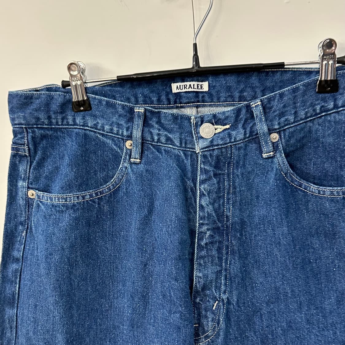 오라리 셀비지 데님 4사이즈 새상품  상품이미지4