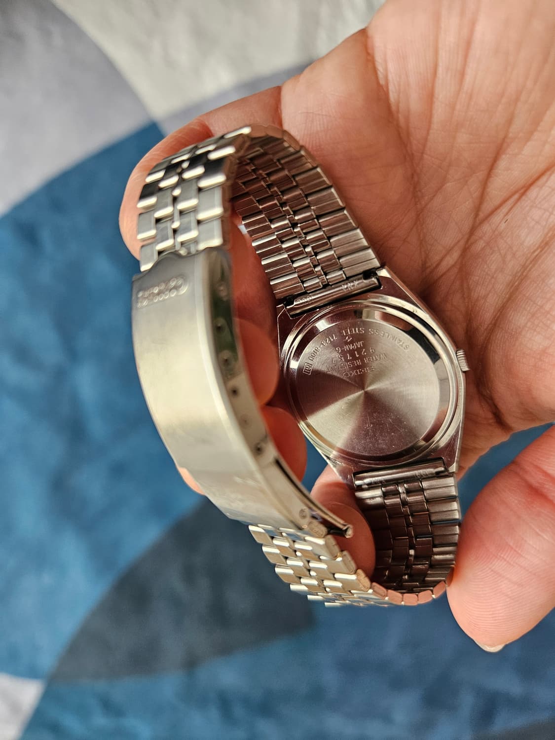 1970s 세이코 티파니블루 다이얼 타입2 쿼츠 빈티지 시계 상품이미지3