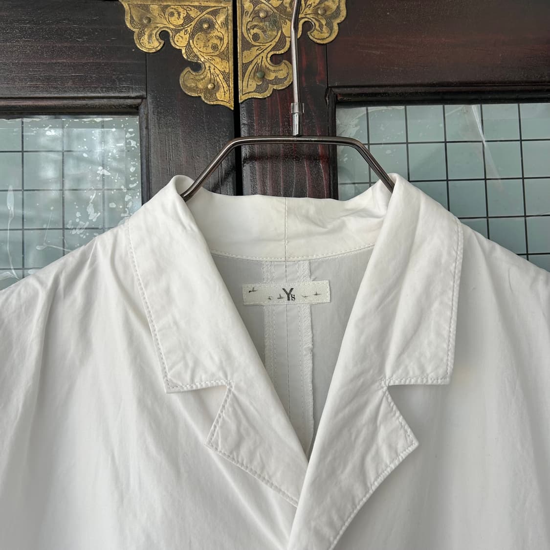 요지 야마모토 Ys 코튼 플레어 블라우스 상품이미지5