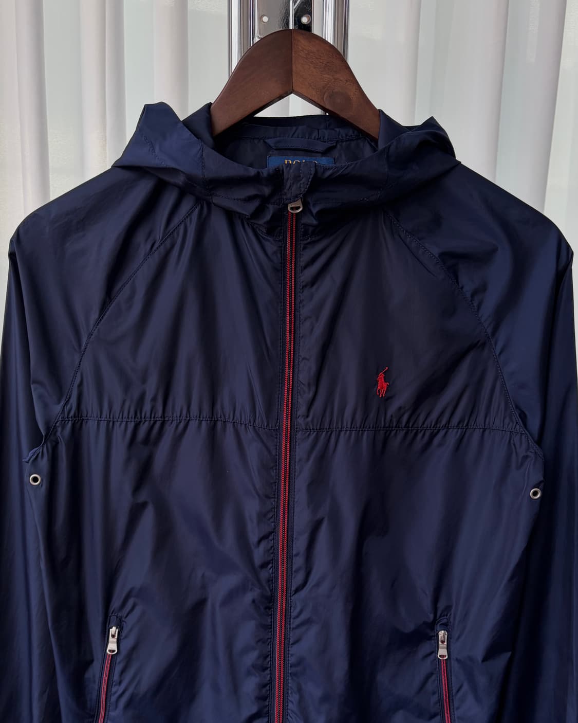 [S]폴로 랄프로렌 네이비 후드 바람막이 상품이미지4