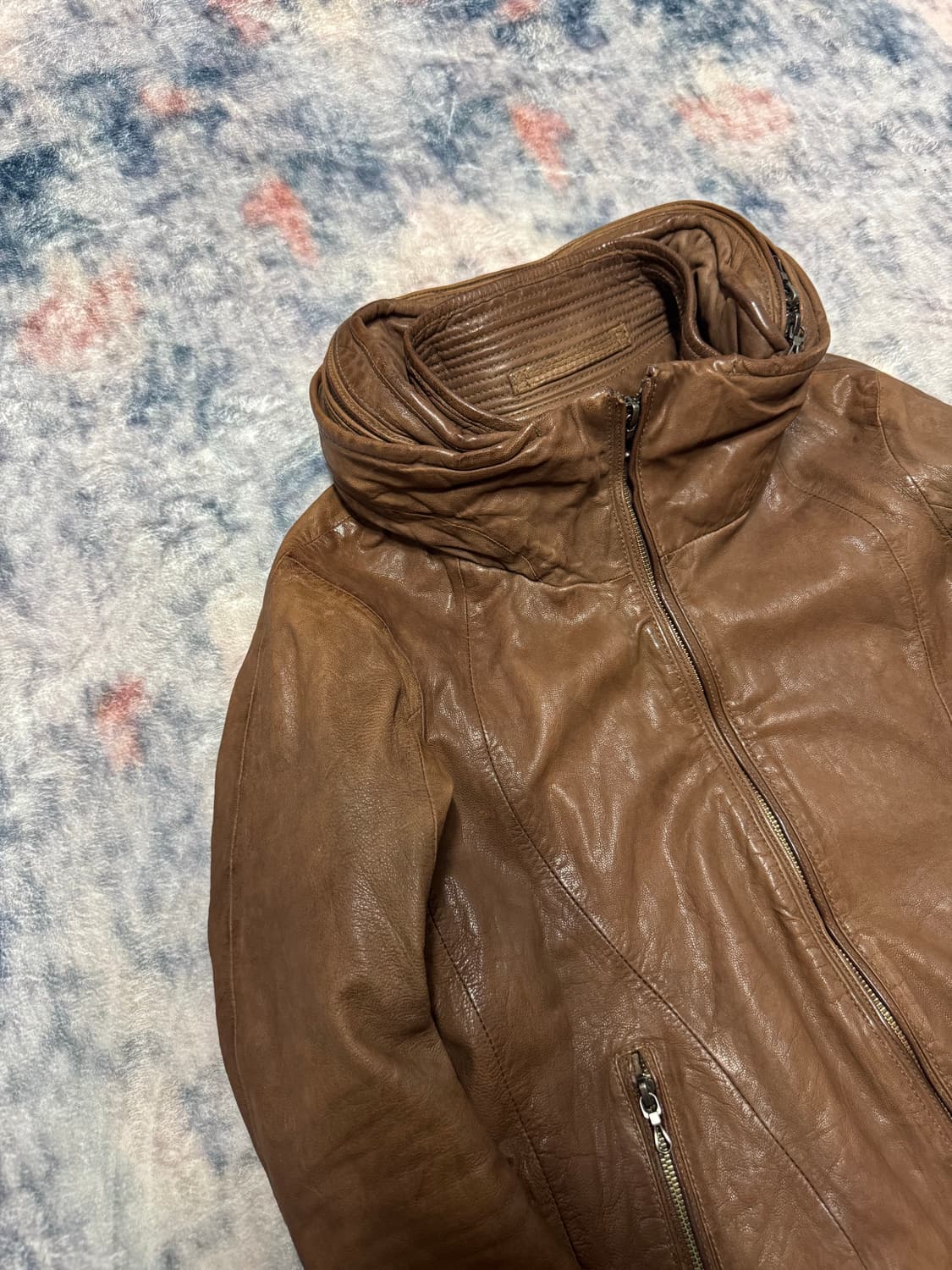 Goa 00s archive bono type leather jacket 상품이미지3