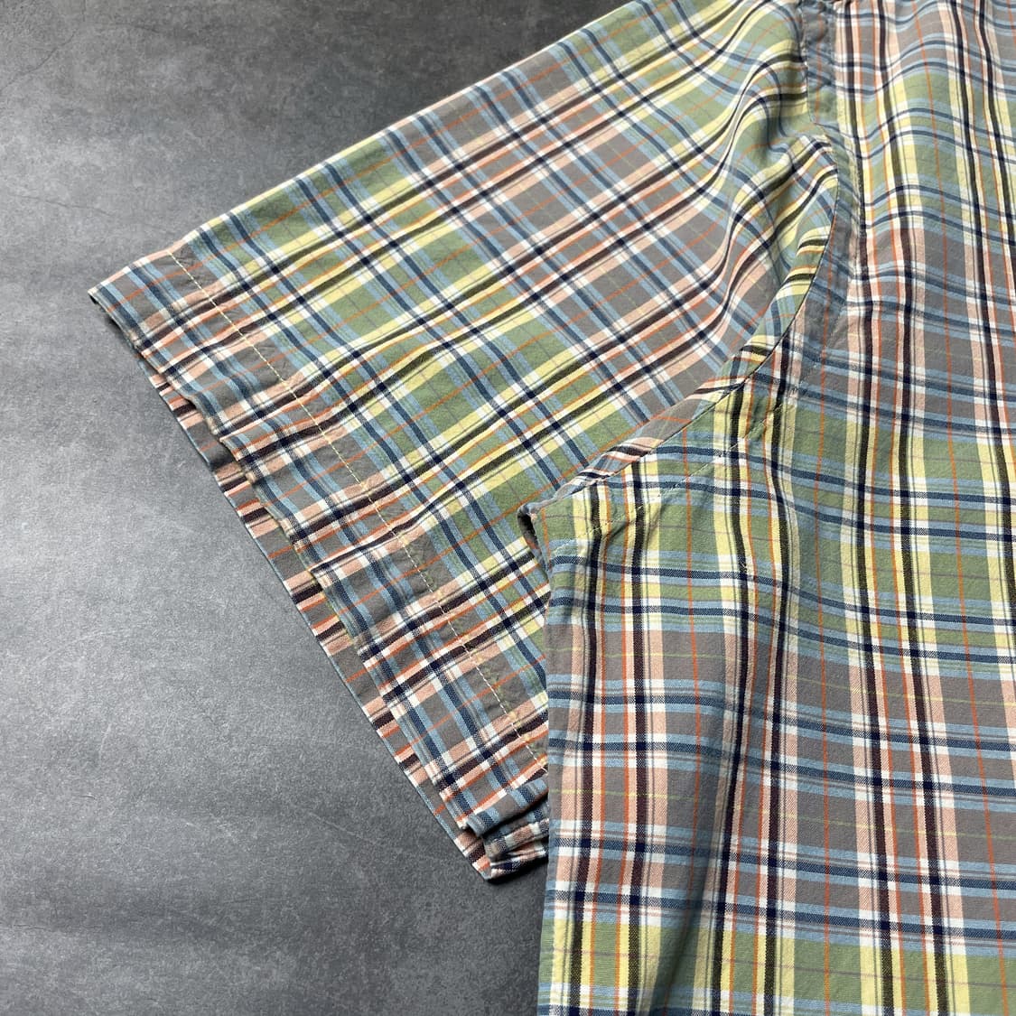 RALPH LAUREN 90s 랄프로렌 체크 코튼 반팔셔츠 A01208 상품이미지5