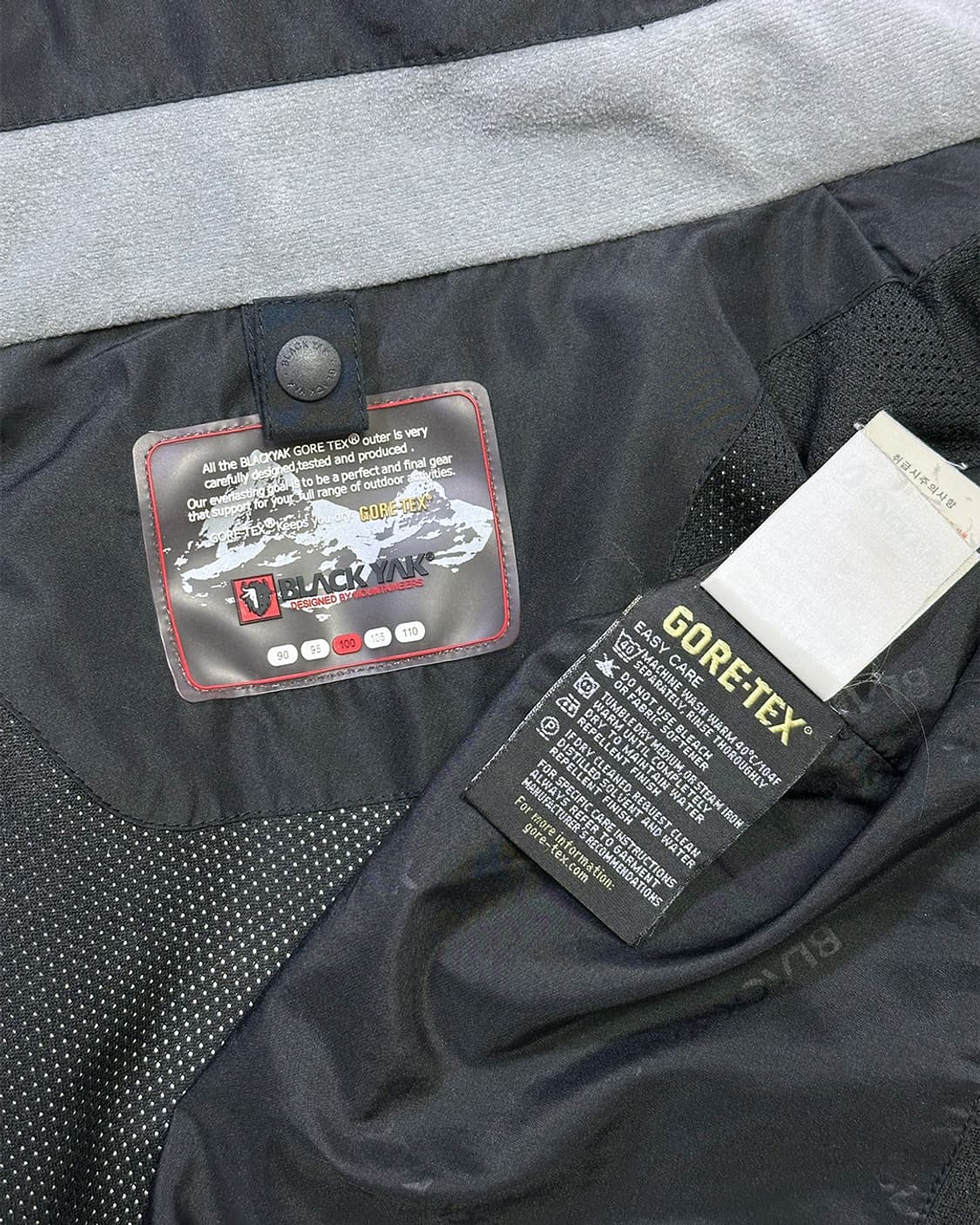 블랙야크 고어텍스 바람막이 블랙 상품이미지3