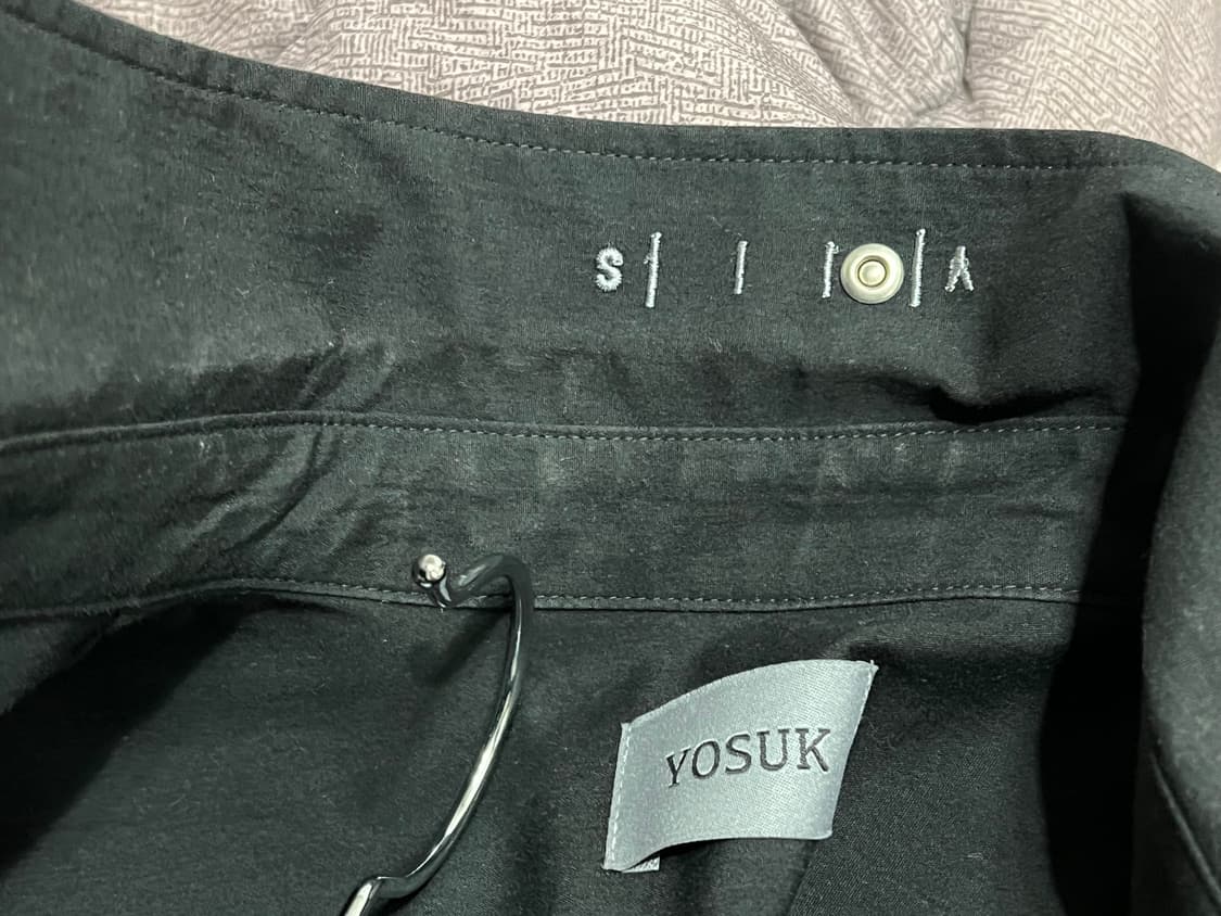 Bless me button shirts(Black) M 상품이미지3