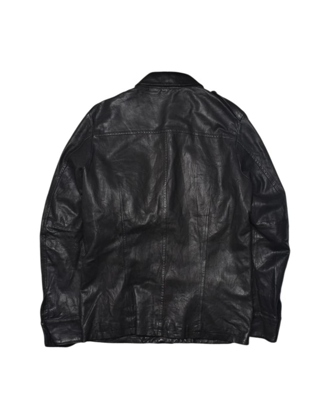 쉽스 젯블루 러데 셔츠 가죽 자켓 M M0042 상품이미지3