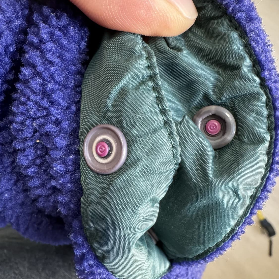 96FW 파타고니아 신칠라 스냅-T 퍼플/그린 자메이카 상품이미지4