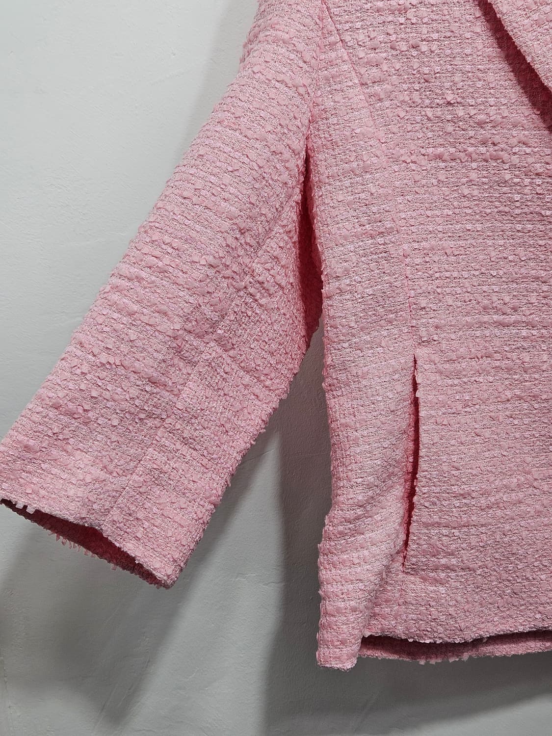 DaL 핑크 트위드 반팔 자켓  상품이미지6