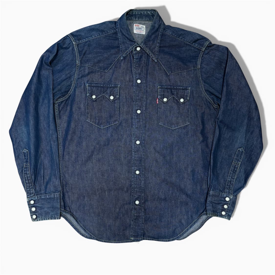 M 리바이스 웨스턴웨어 인디고 웨스턴셔츠 상품이미지1