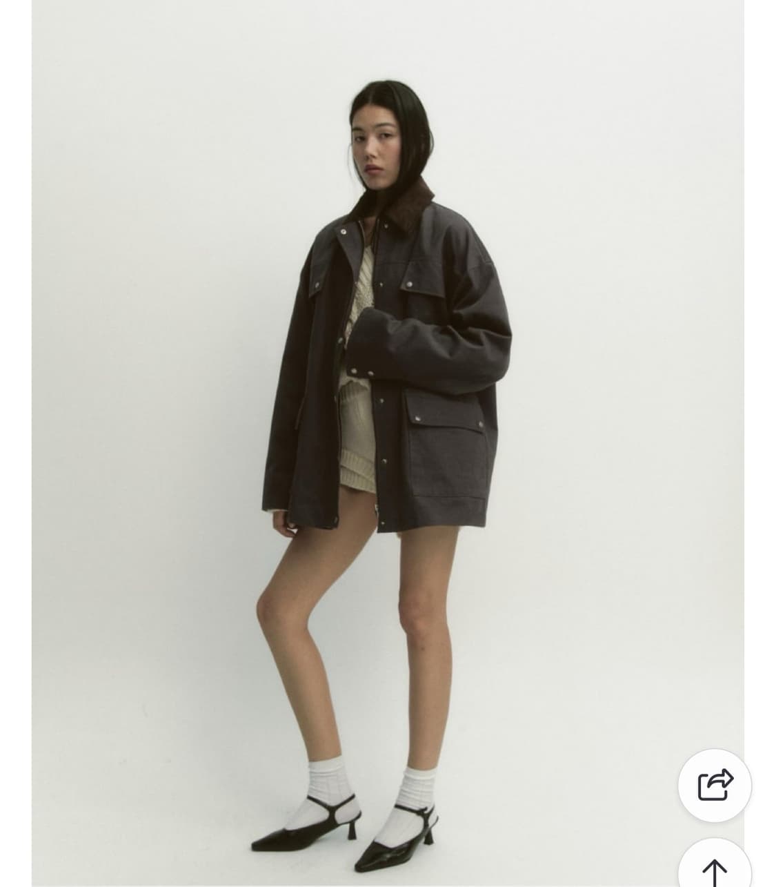 아트이즈오버 브러시드 워크 자켓 베이지 상품이미지9