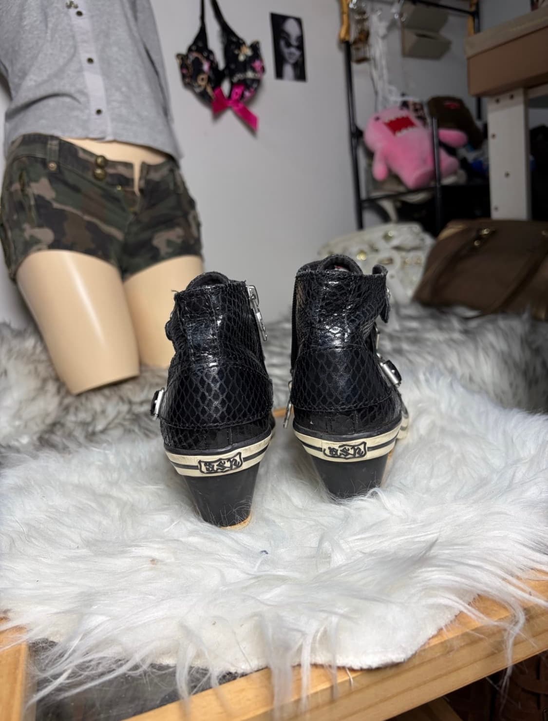 Ash 아쉬 뱀피 웨지힐 스니커즈 상품이미지4