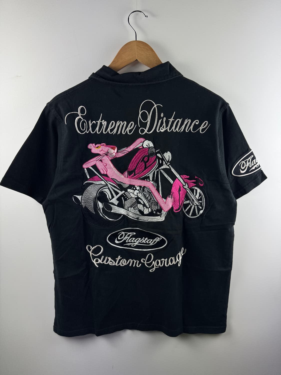 Flag Staff Ｘ  핑크팬더 자수 카라티1768 상품이미지4