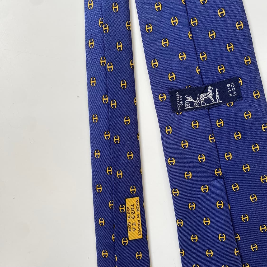 에르메스(HERMES) H모노그램 명품 정품 넥타이 상품이미지5