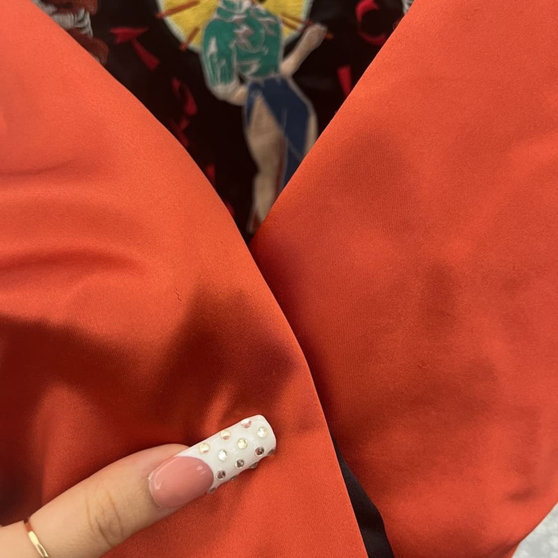 테일러 토요 희귀 리버시블 스카쟌 펑크 바시티 자켓 105 C10412 상품이미지8