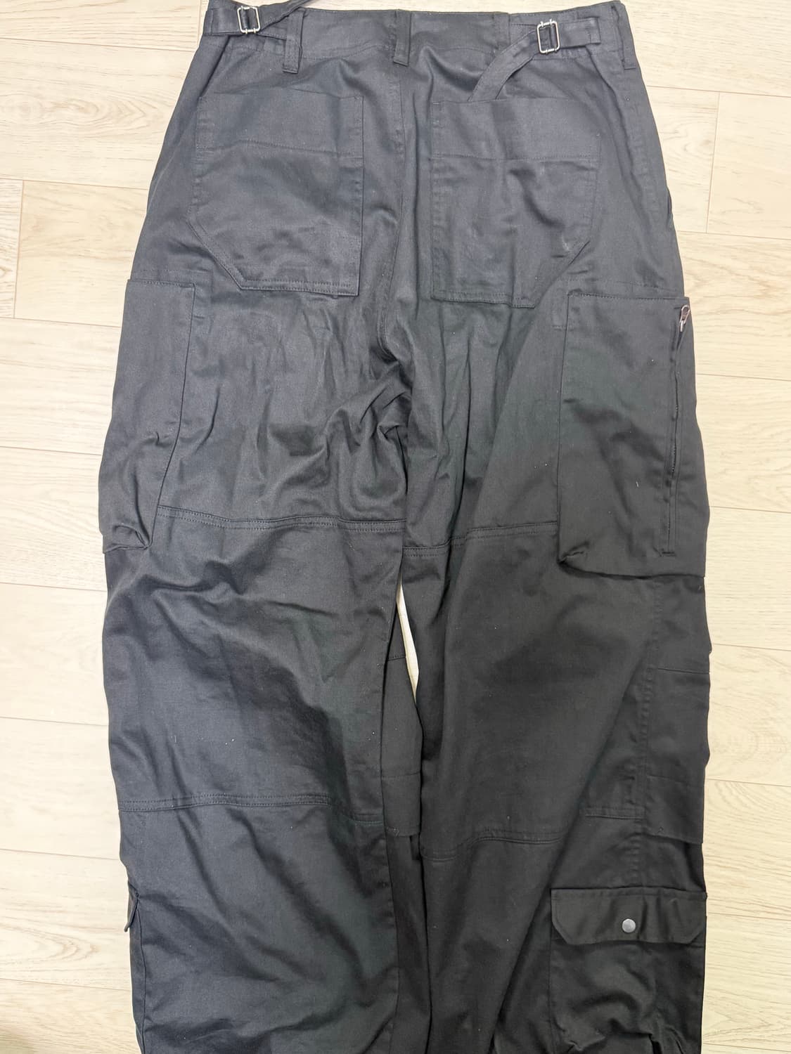 해칭룸 집 카고 팬츠 블랙  상품이미지3