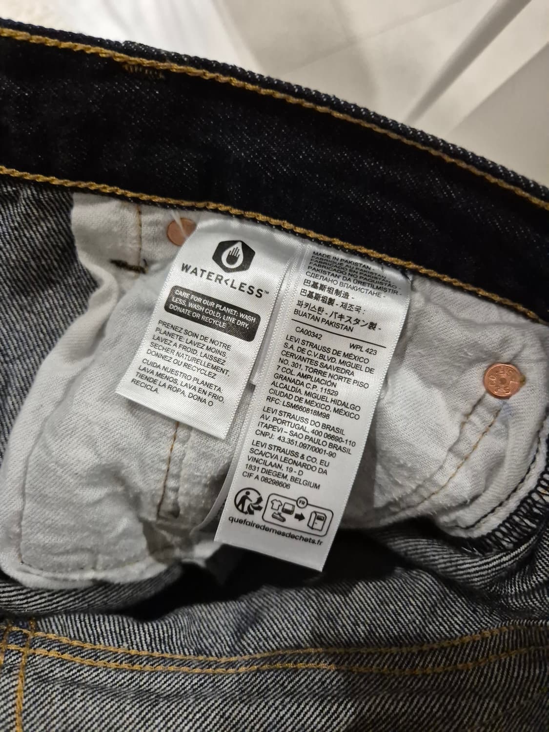 [리바이스] 501 오리지널 다크인디고 33 X 34 상품이미지4