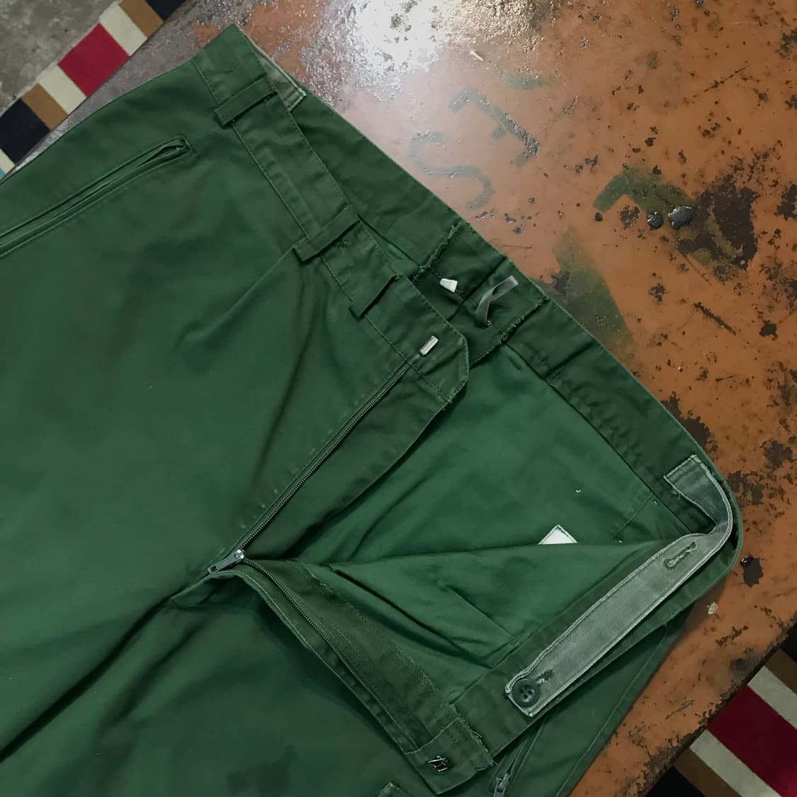 밀리터리 빈티지 오리지널 독일군 필드 팬츠 허리 38 39 빅사이즈 상품이미지6
