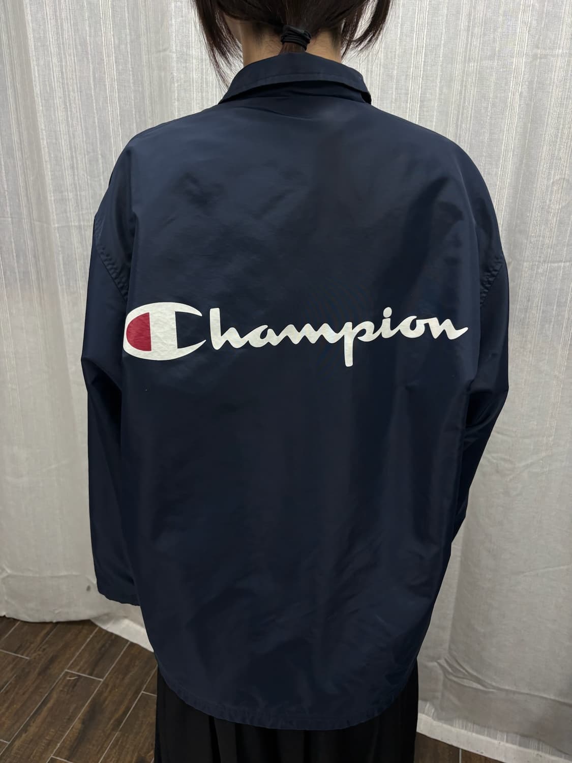 챔피온 빅로고 바람막이 코치 자켓  상품이미지1