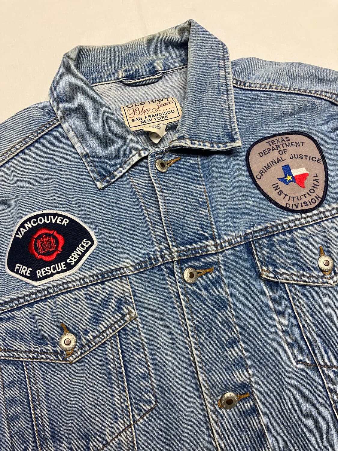 OLD NAVY 빈티지 패치 데님자켓 상품이미지2