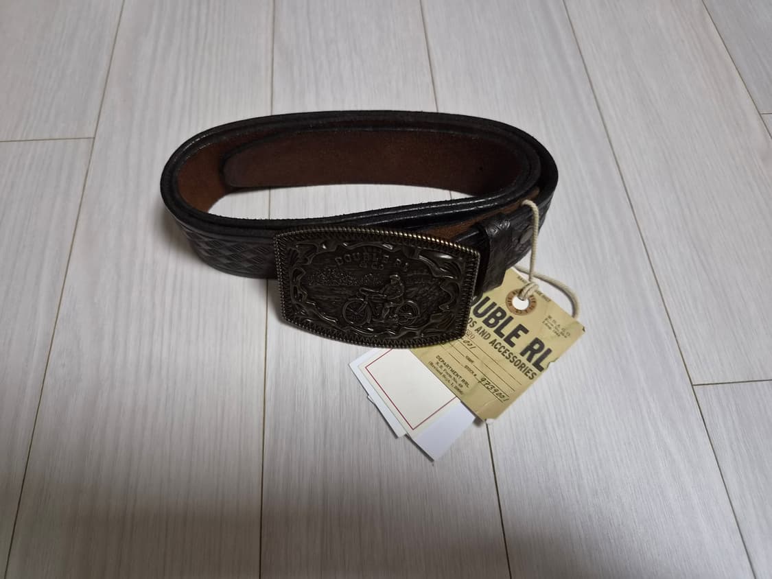 더블알엘 바스켓 위브 엠보스드 벨트 상품이미지1