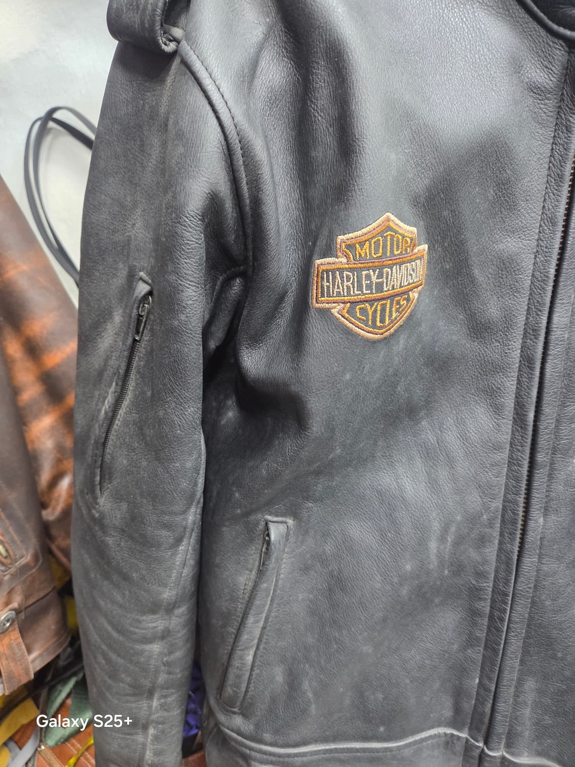 할리 데이비슨   가죽 저켓 상품이미지2