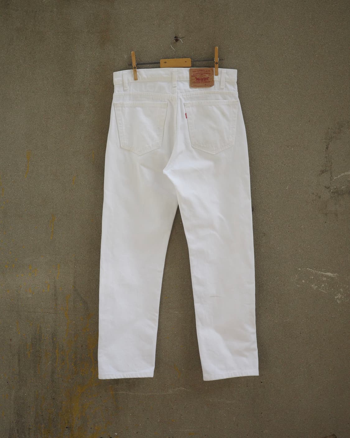 90‘s Levi’s 505 화이트 데님 팬츠 상품이미지4